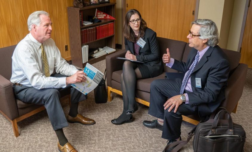 Habitat Representatives Meet with a NYS Lawmaker